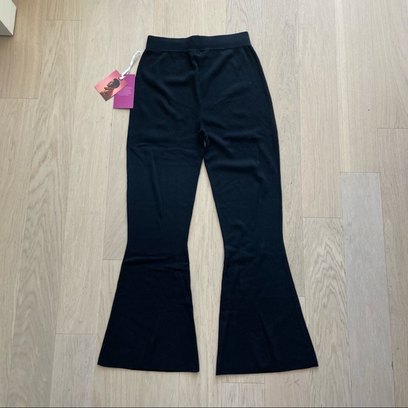 Target x Victor Glemaud High-Rise Flare Sweater Pants in Black - Picture 5 of 10